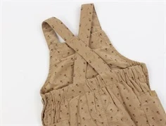 Lil Atelier nougat blomstret overall